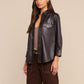 Avina Leather Shirt