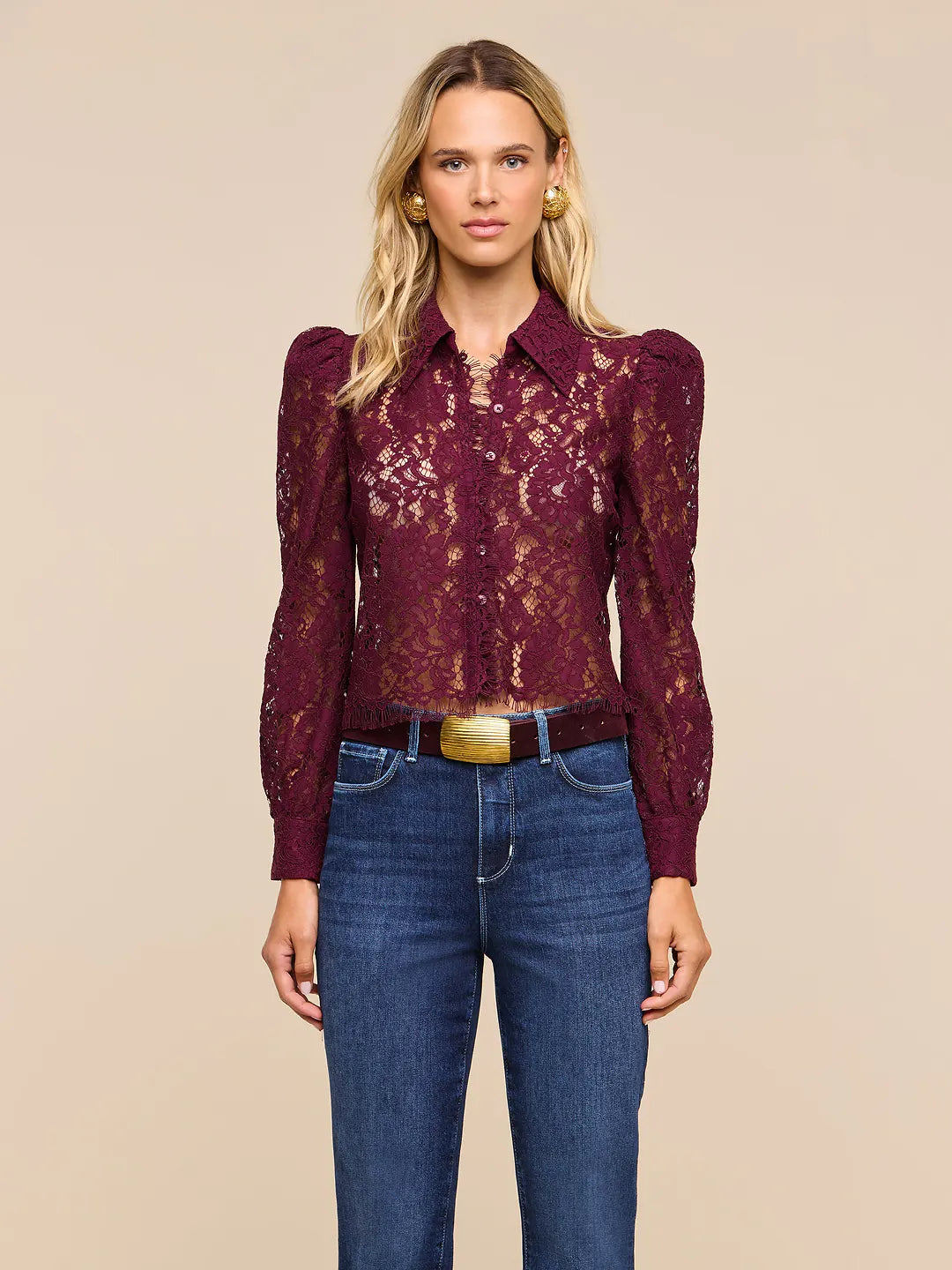 Sangria Anita Lace Blouse