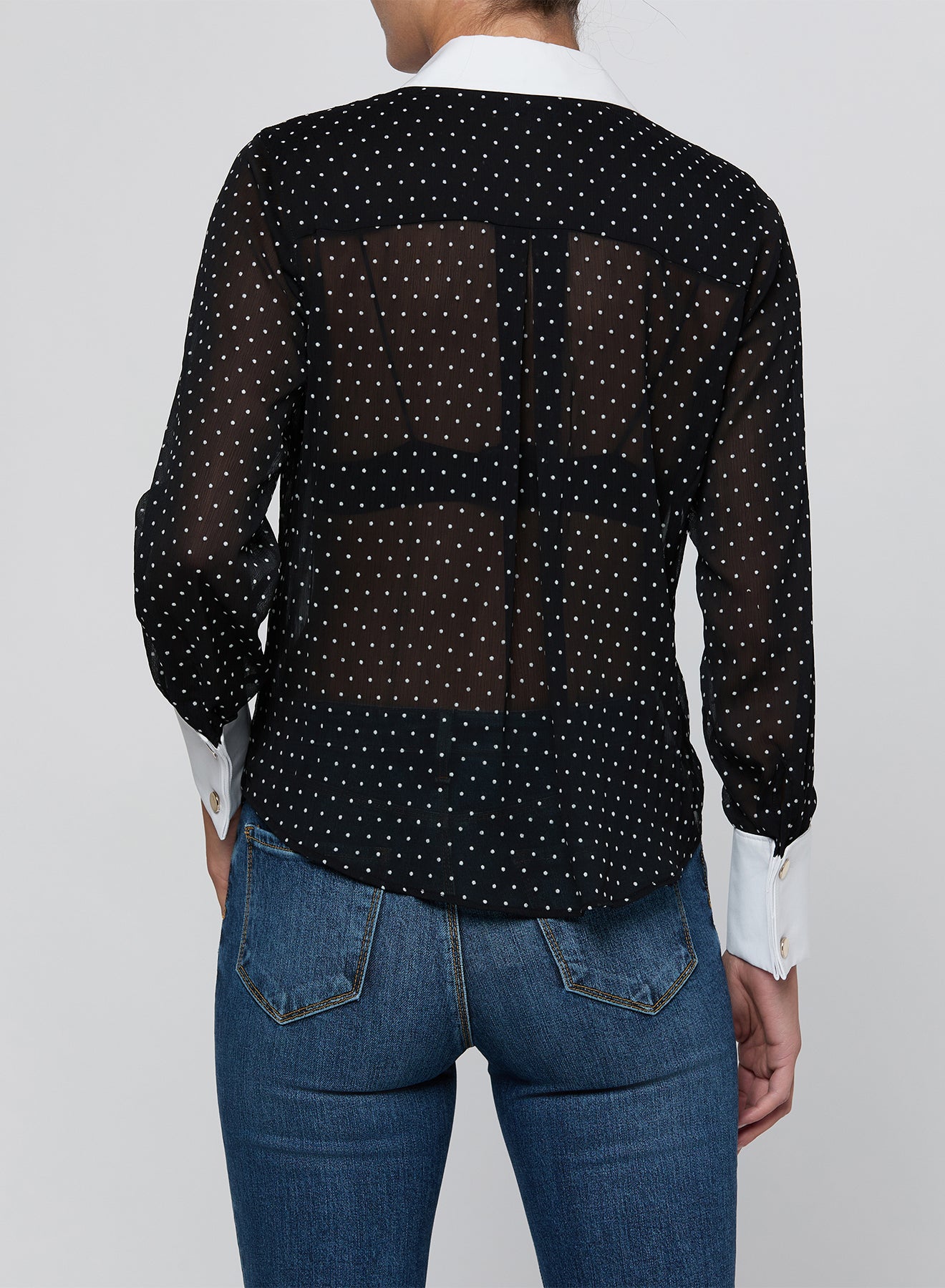 SONA POPLIN COLLAR BLOUSE