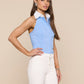 Rina Collared Halter Top