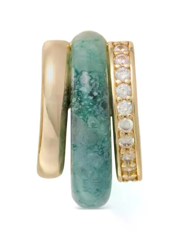 The Stone Huggie Earrings