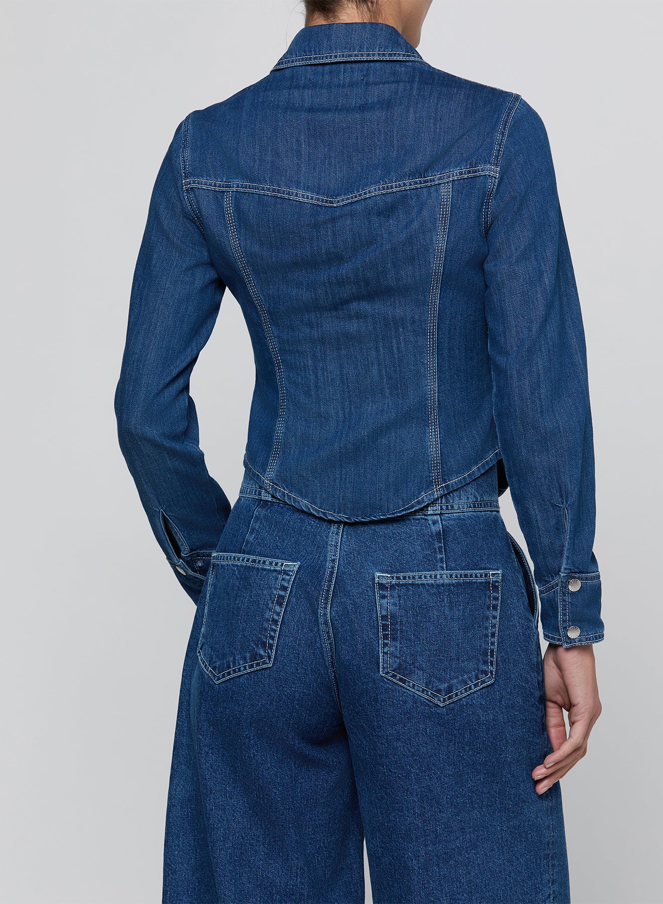 LOUIS FITTED DENIM SHIRT