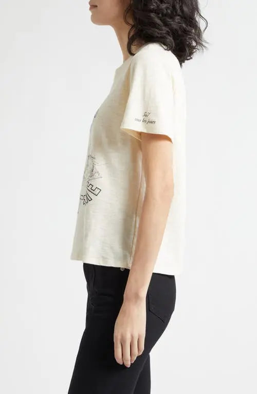 VINTAGE RHINESTONE PARIS JE T'AIME SHRUNKEN TEE
