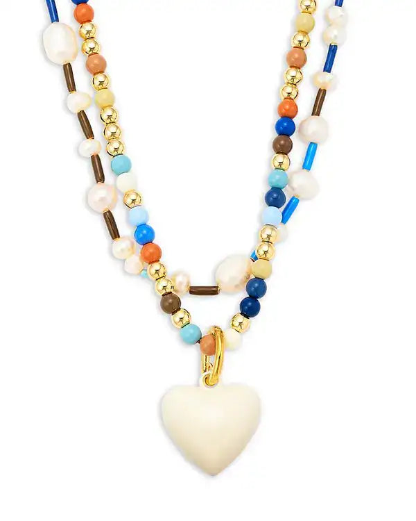 Happy Baby Bead Necklace Duo