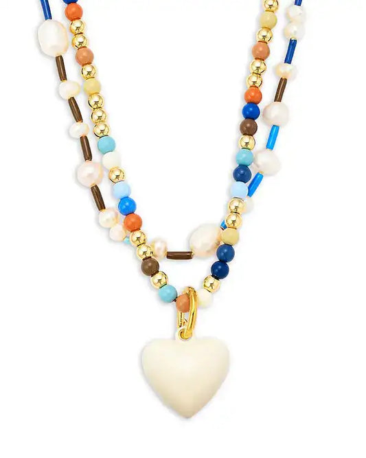 Happy Baby Bead Necklace Duo