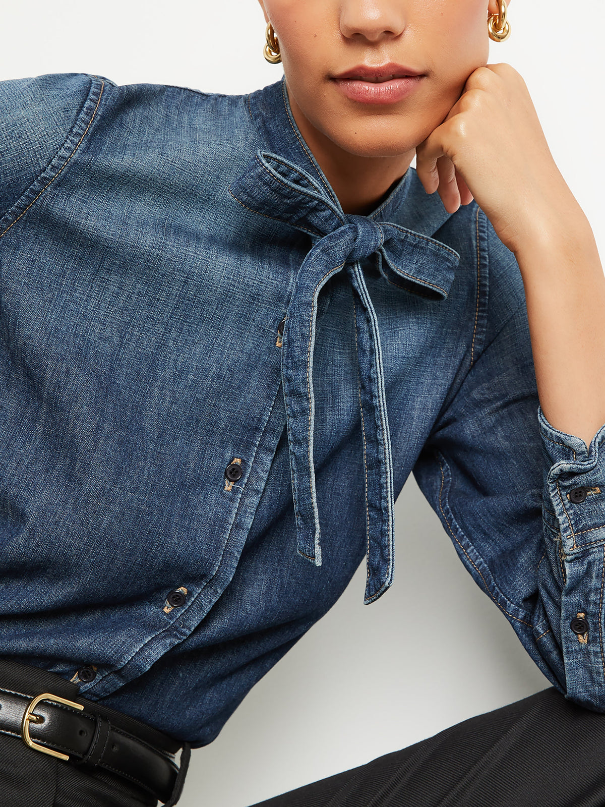 Classic Wash Suzette Denim Shirt