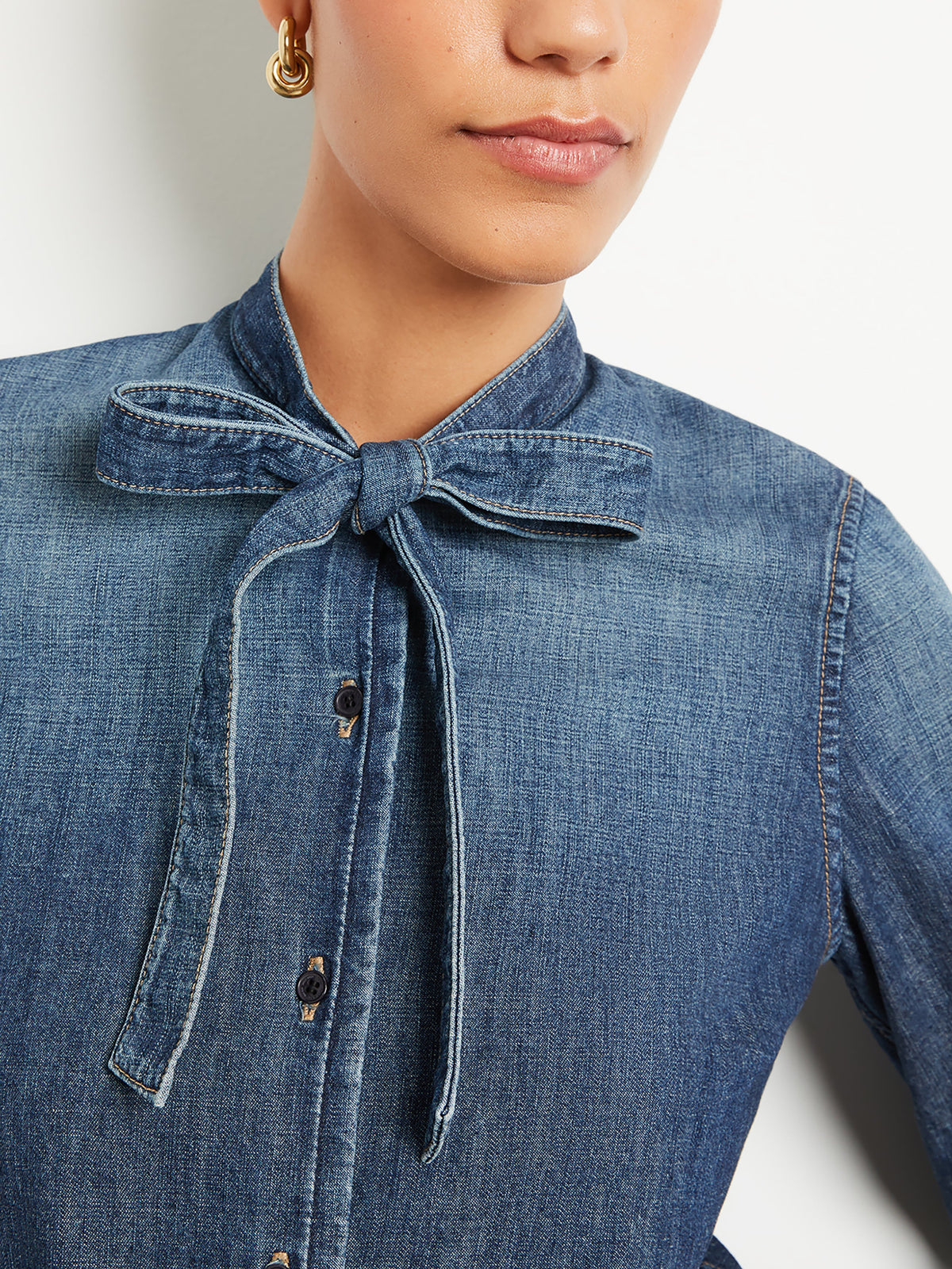 Classic Wash Suzette Denim Shirt