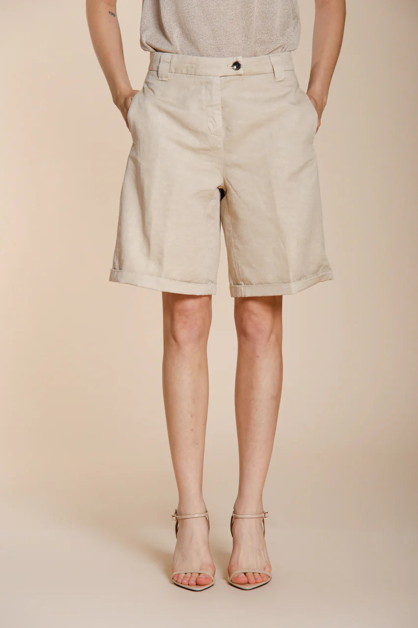 BRIGITTE BERMUDA SHORTS - CHALK WHITE