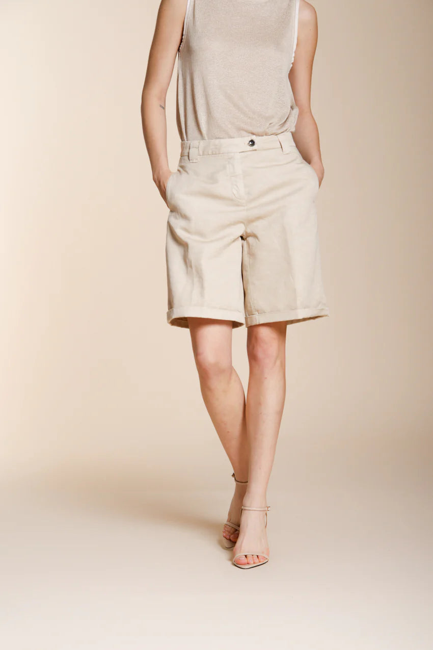 BRIGITTE BERMUDA SHORTS - CHALK WHITE