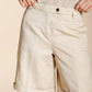 BRIGITTE BERMUDA SHORTS - CHALK WHITE