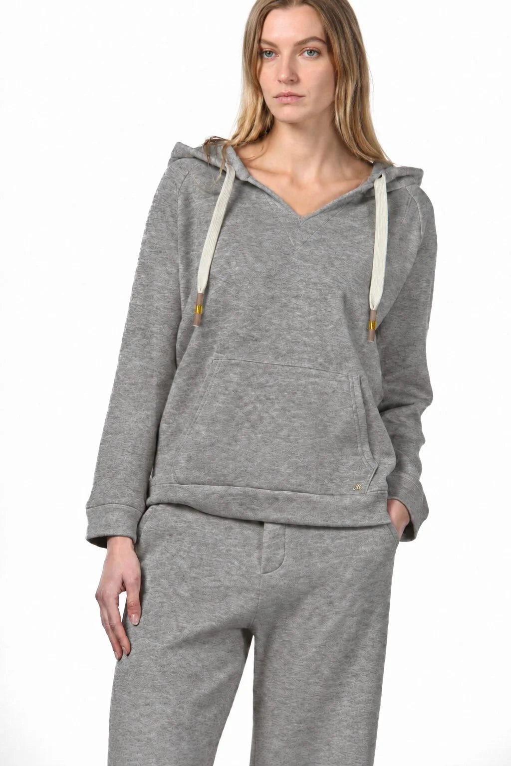 Grey Jersey Hoodie