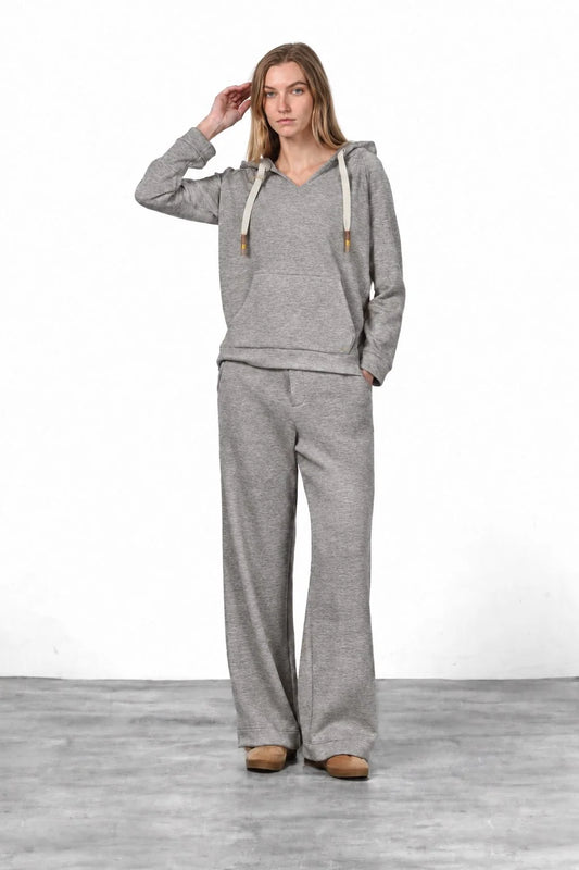 Grey Jersey Hoodie