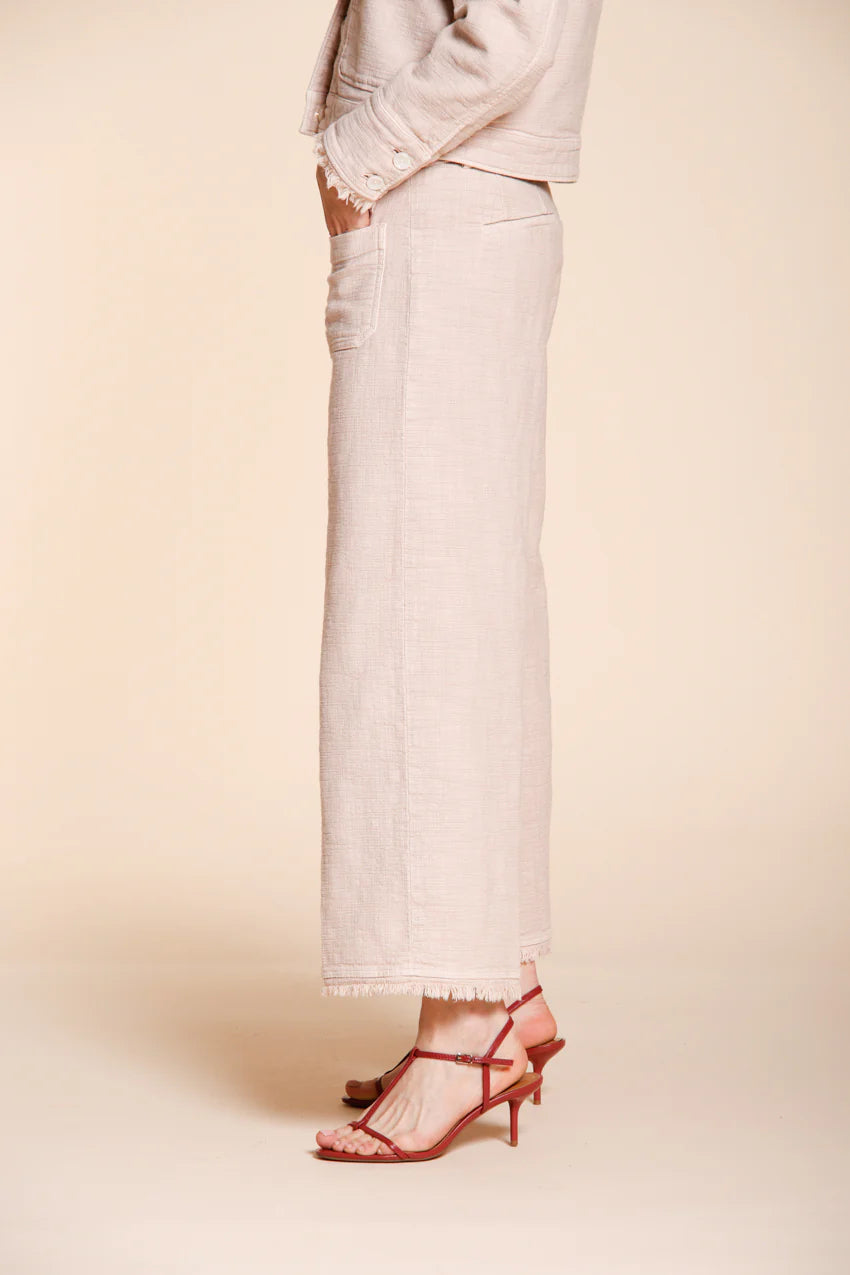 BLUSH CROPPED CHINO PANTS