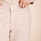 BLUSH CROPPED CHINO PANTS