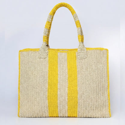 Striped Riviera Tote