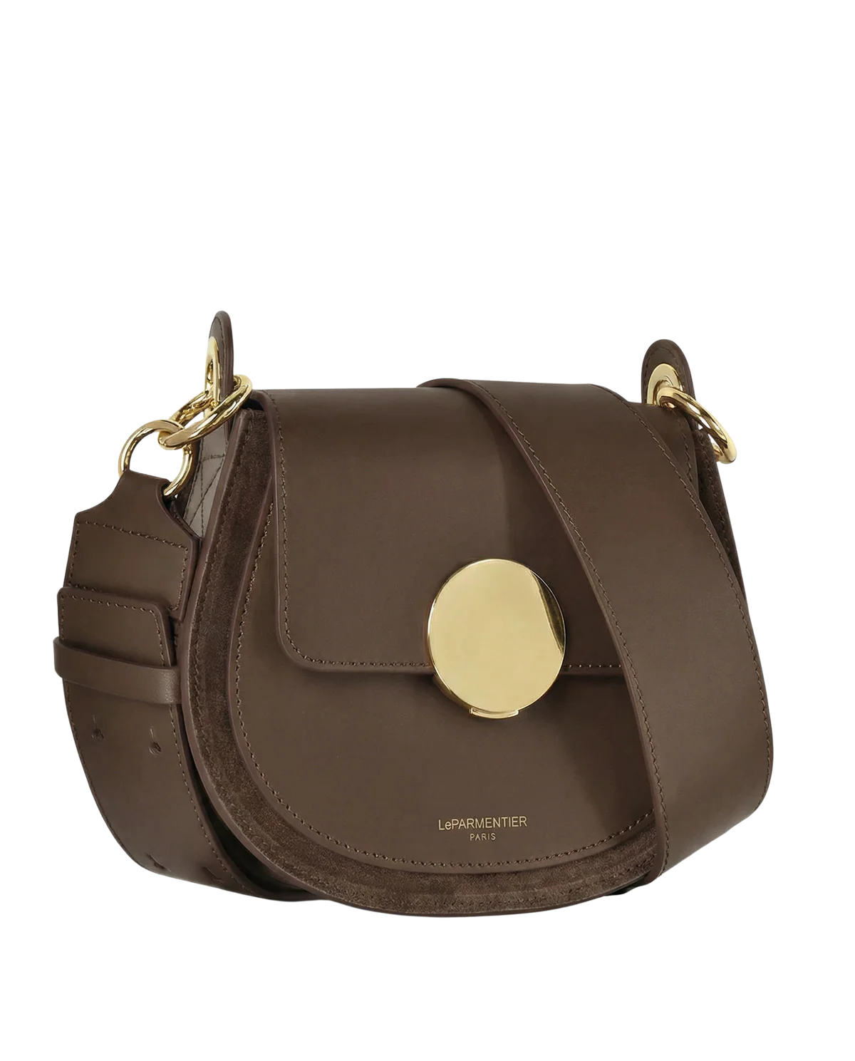 Chocolate Yucca Suede Bag