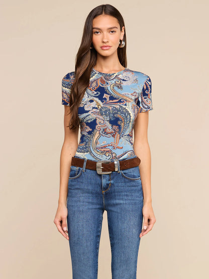 Ressi Fitted Tee -  Midnight Multi
