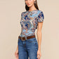 Ressi Fitted Tee -  Midnight Multi