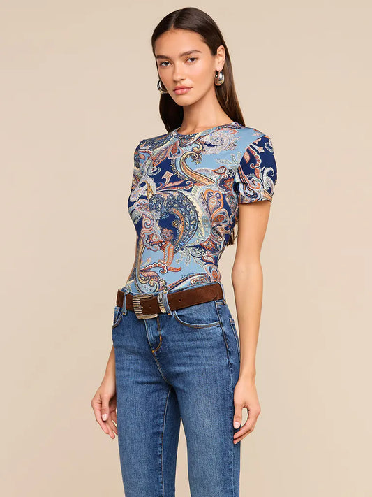 Ressi Fitted Tee -  Midnight Multi