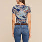 Ressi Fitted Tee -  Midnight Multi