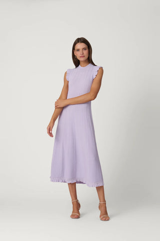 LILAC TUCKER DRESS