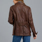 Walnut Meryl Vintage Leather Jacket