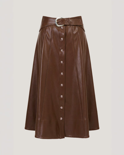 Vegan Leather Briony Skirt