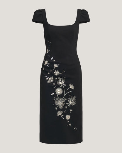 Midnight Dandelion Iliana Dress