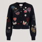 Black Lisette Cardigan