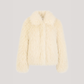 Dark Gardenia Curly Lamb Geraldine Coat