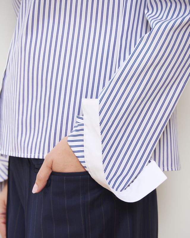Blue Stripe Brooklyn Stripe Shirt