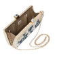 BLUE FLORAL ALESSANDRA CLUTCH