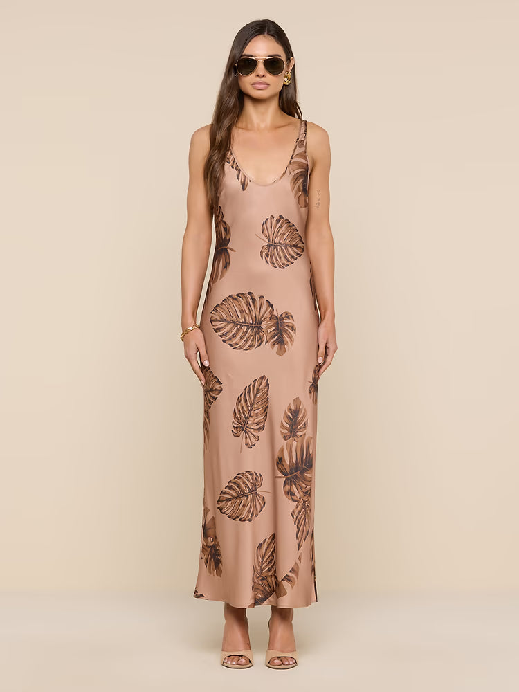 Akiya Satin Maxi Dress