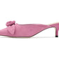Smoky Lilac Layla Suede Kitten Heel Mule