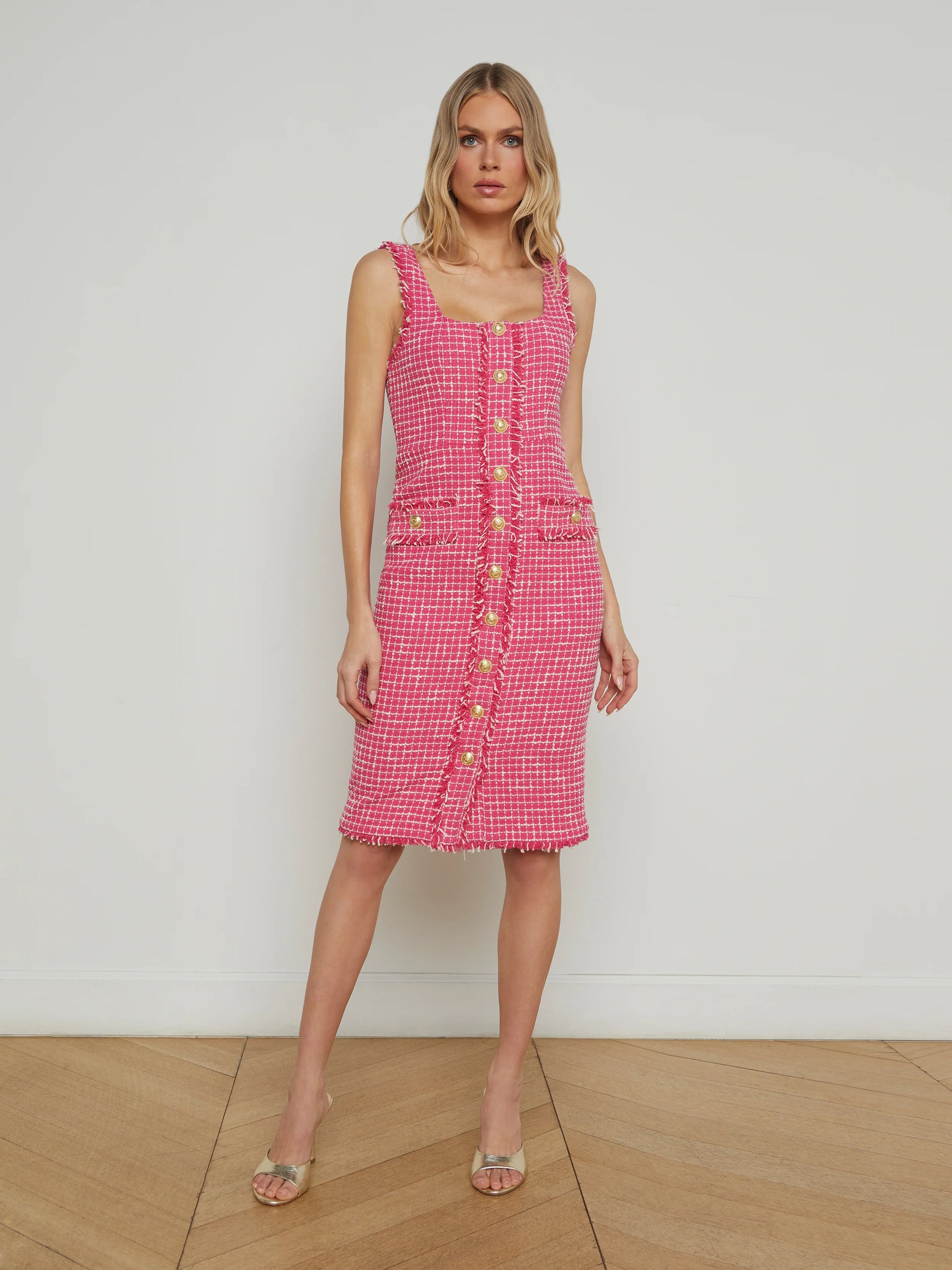tweed midi dress Aya Tweed Midi Dress – The Augusta Clothing Company