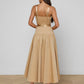Macadamia Brown Rima Maxi Dress