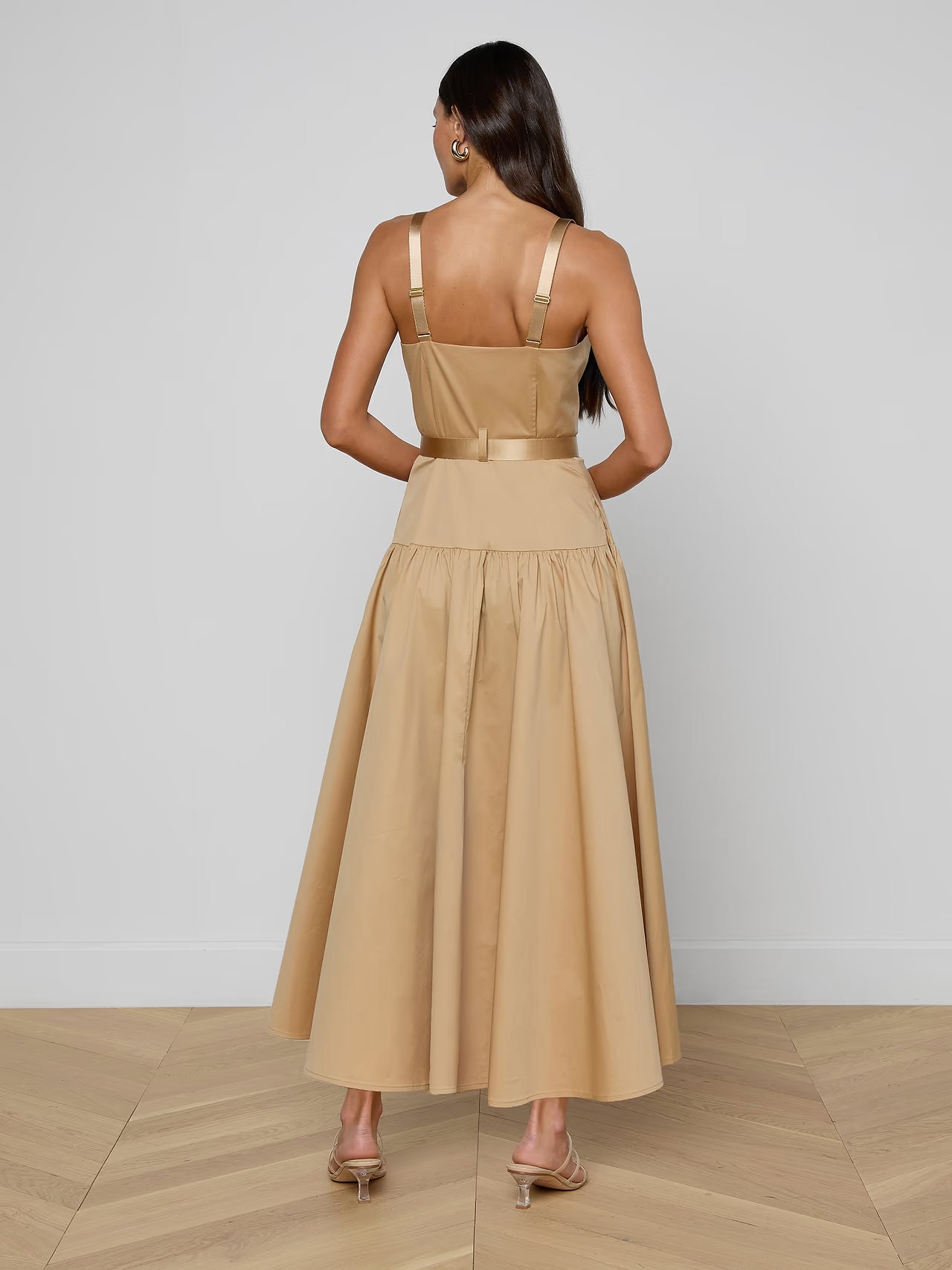 Macadamia Brown Rima Maxi Dress