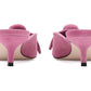 Smoky Lilac Layla Suede Kitten Heel Mule