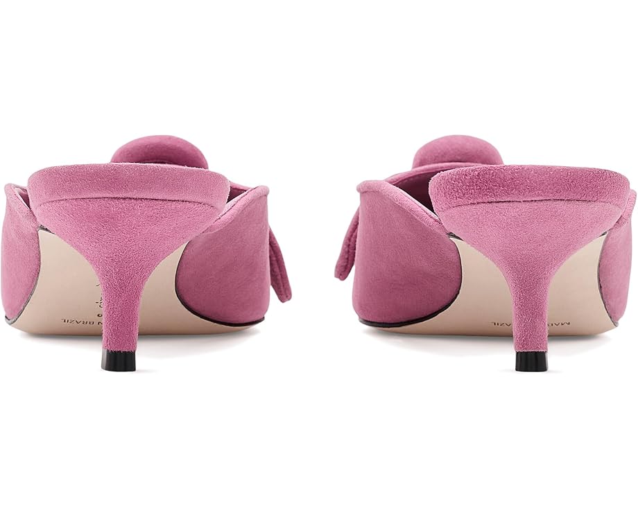Smoky Lilac Layla Suede Kitten Heel Mule