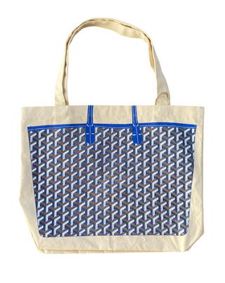 Sophia Canvas Tote Blue