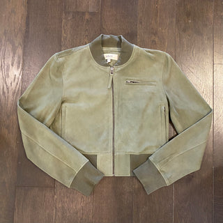 Collins Suede Jacket Sage