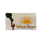 Wine Down in White with Sunset Clutch