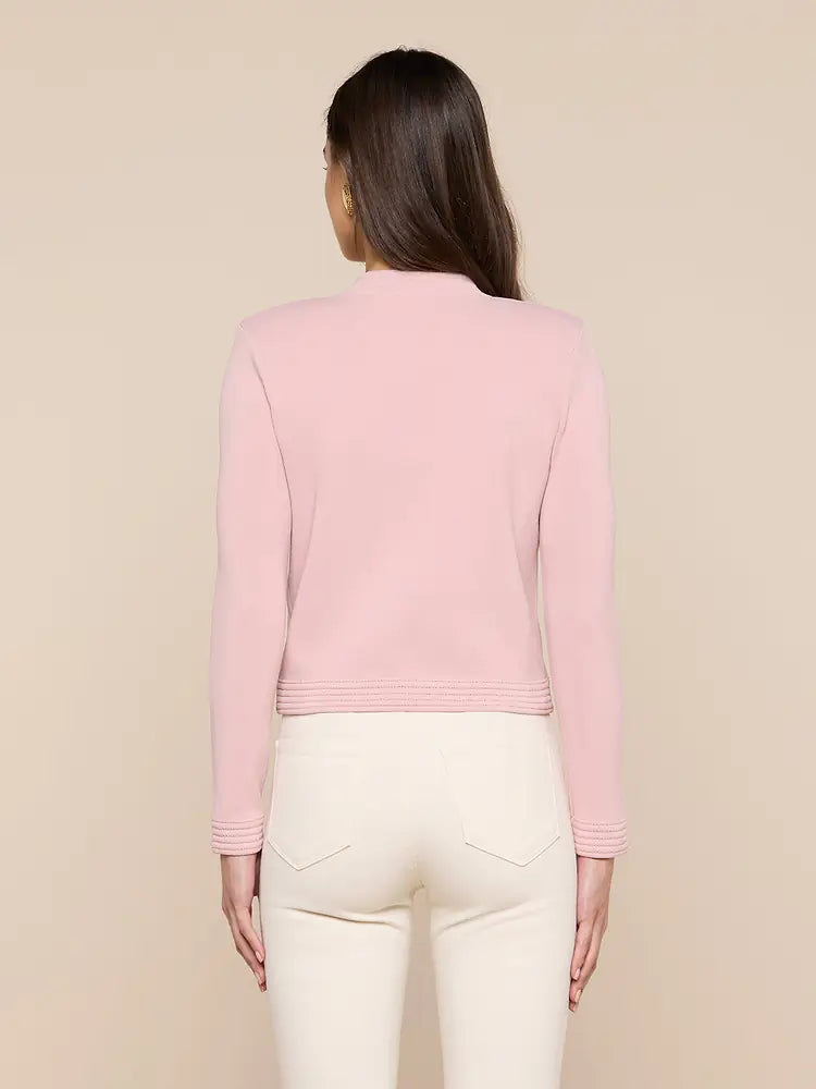 Rose Patsy Cropped Cardigan