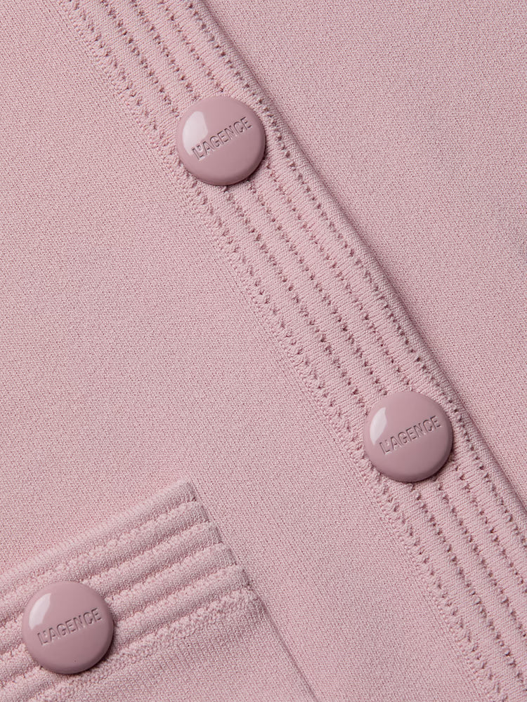 Rose Patsy Cropped Cardigan