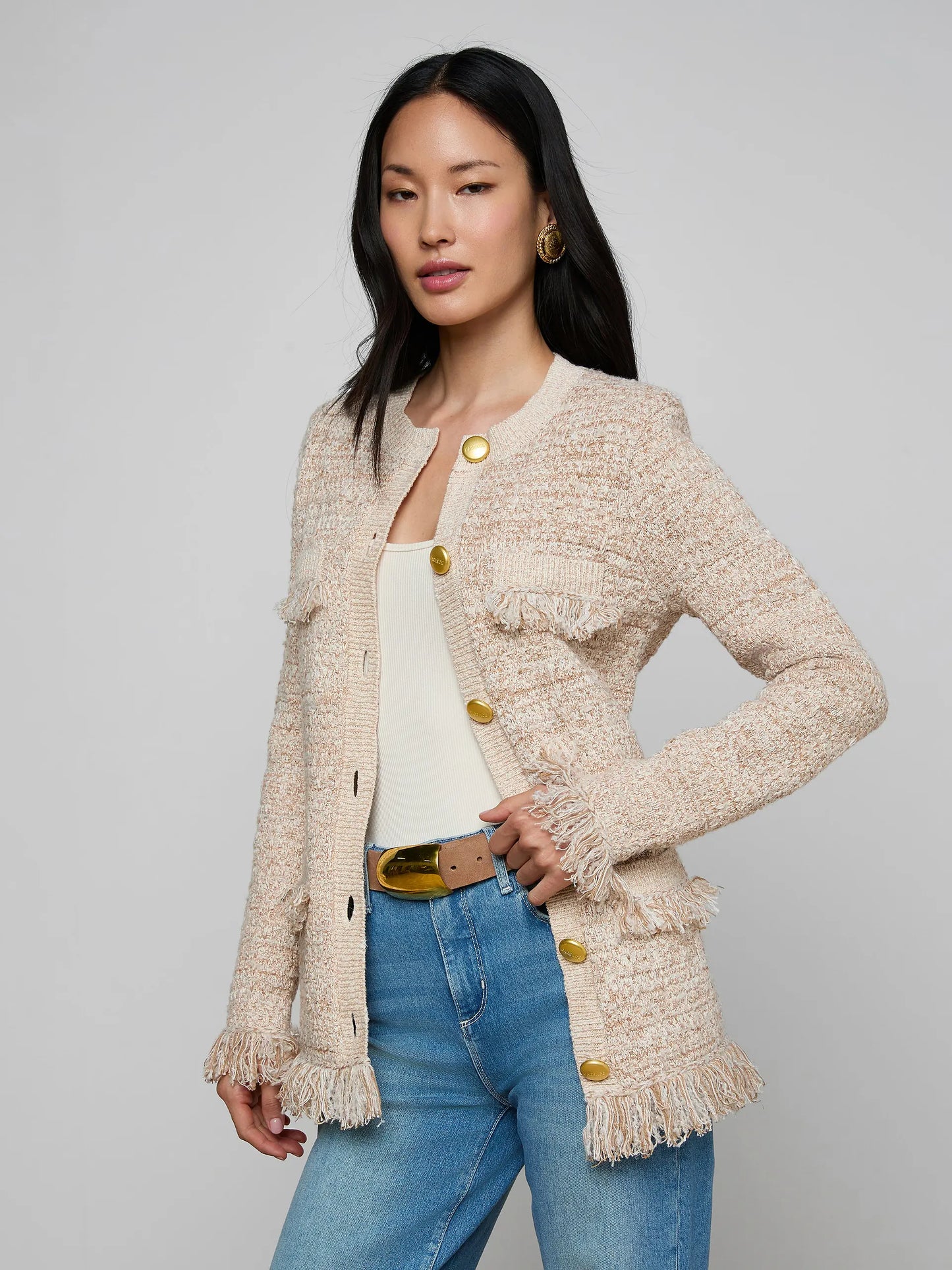 Kastoria Fringe Cardigan