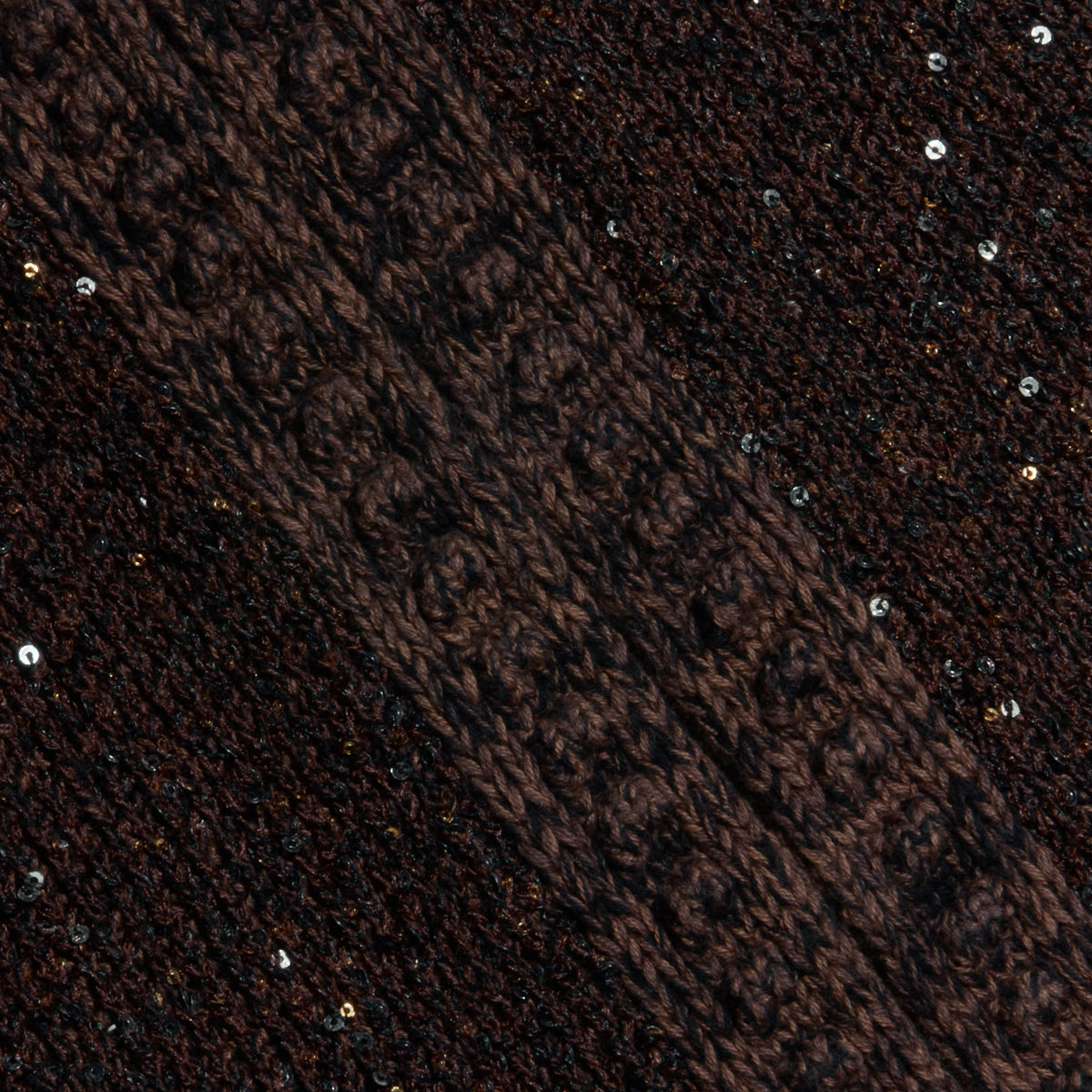 Black Java Thistle Sequined Cardigan