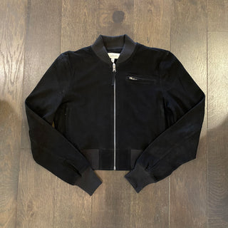 Collins Suede Jacket Black