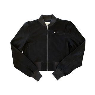 Collins Suede Jacket Black