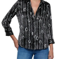 Black Cable Chain Dani Blouse