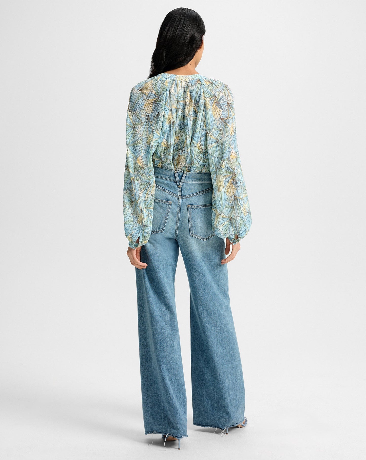 Fennel Pleated Blouse